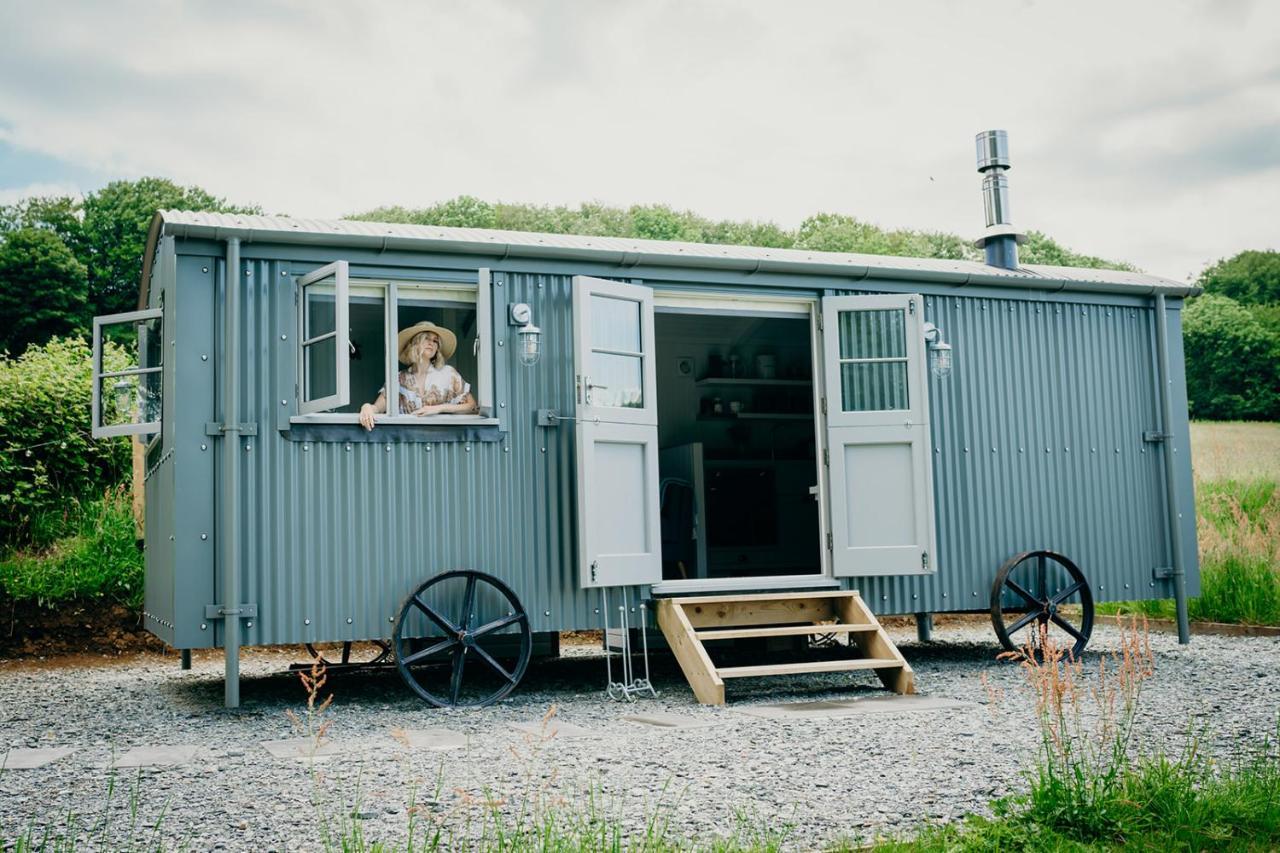 Blatchford Briar - Award Winning Private Shephards Huts With Their Own Secluded Hot Tubs Milton Abbot Zewnętrze zdjęcie