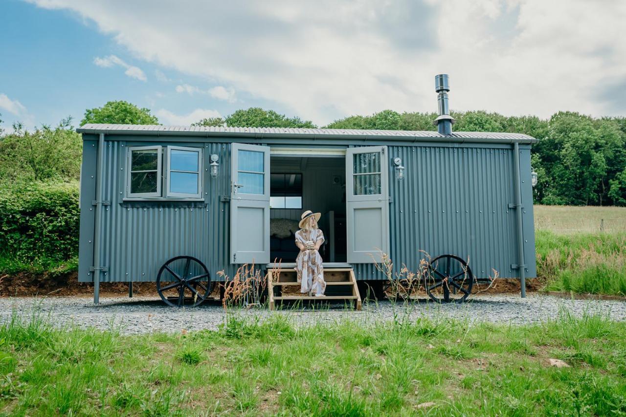 Blatchford Briar - Award Winning Private Shephards Huts With Their Own Secluded Hot Tubs Milton Abbot Zewnętrze zdjęcie